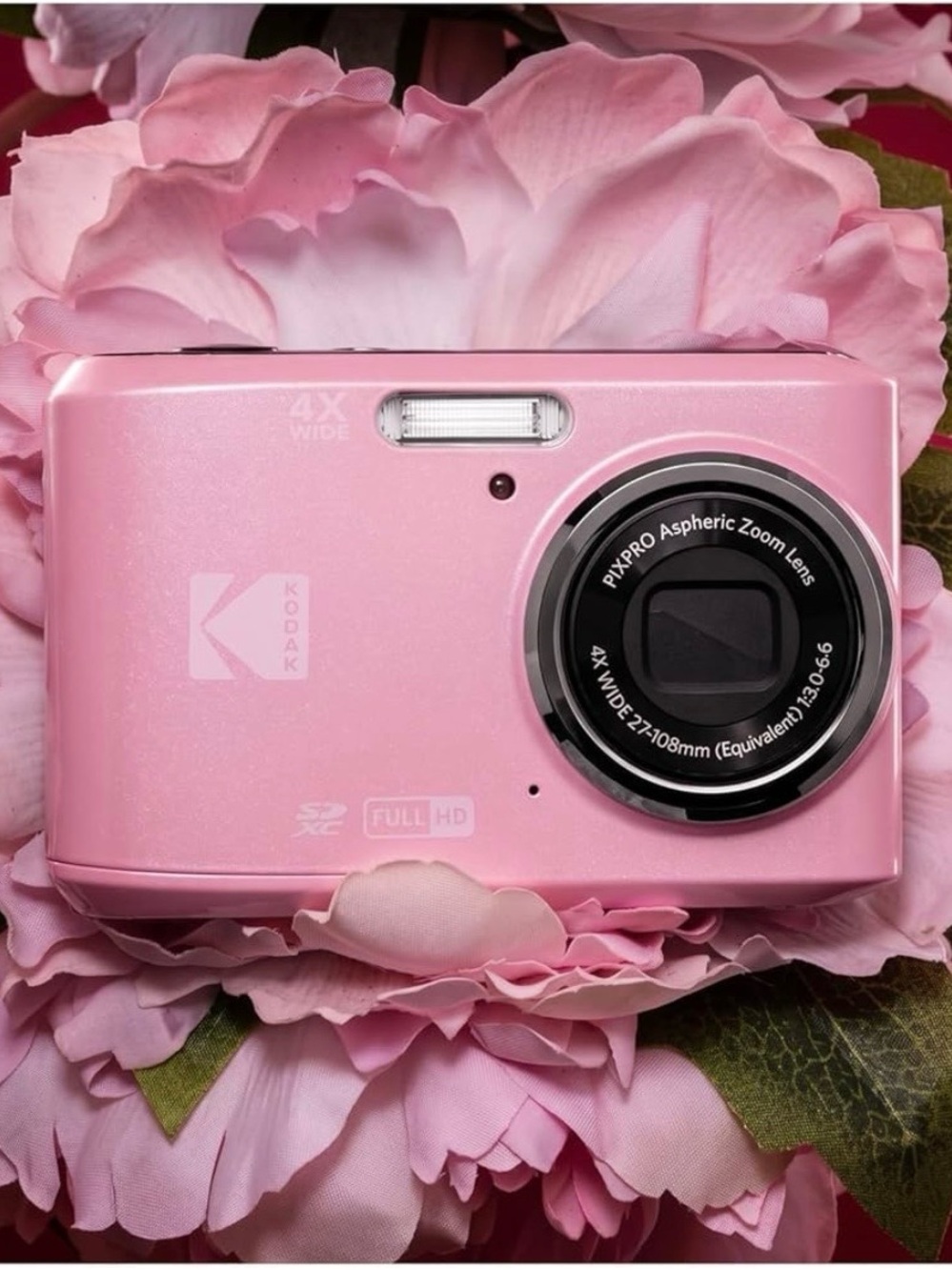Kodak Pink Compact Digital Camera with Aspheric Zoom Lens